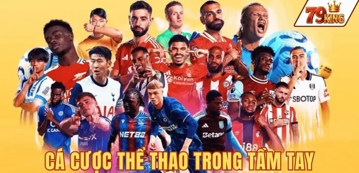 Sảnh cá cược thể thao 79KING với SBOBET, CMD368, SABA Sports