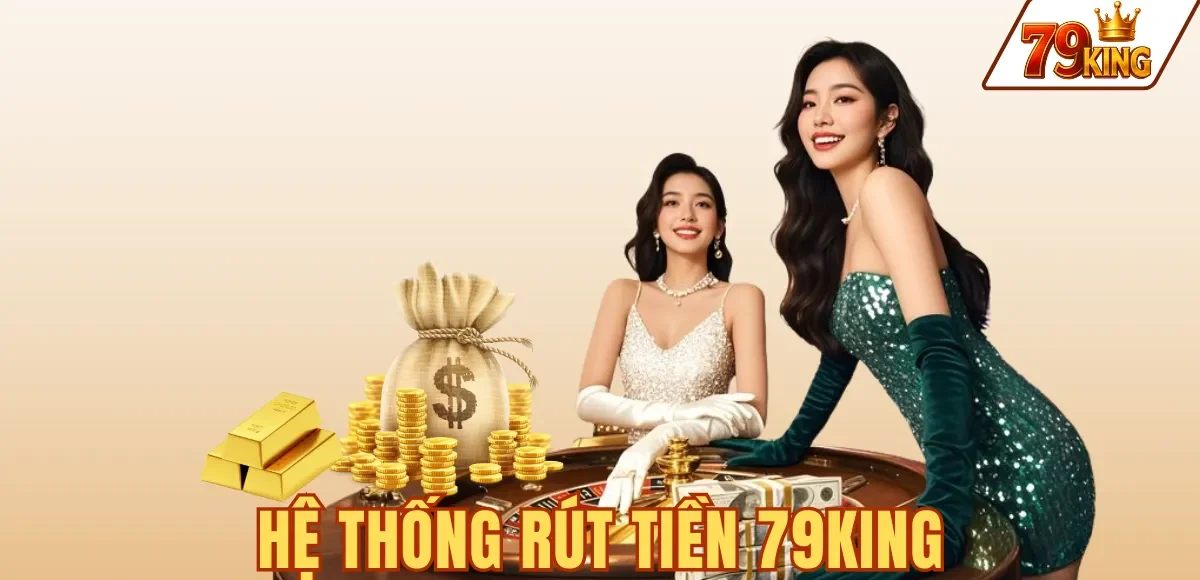 Hệ thống rút tiền 79KING tự động xử lý 1-5 phút giờ vàng