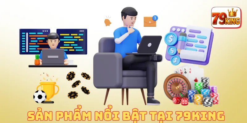 Sản phẩm tại 79KING — Casino Live, Slot, Thể thao, Đá gà, Game bài Việt